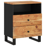 Bedside Cabinet 50x33x62 cm Solid Wood Acacia&Engineered Wood 350665