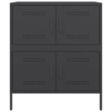 Sideboard Black 68x39x79 cm Steel 842952