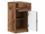 Bathroom Storage Cainet UTRECHT Old Wood 30 x 31 x 77 cm 897713