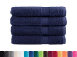 Premium Shower Towels "SOLUND" 4 pcs Navy Blue 70x140 cm 600 gsm 137261