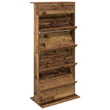 Magazine Rack Old Wood 70 x 41 x 156 cm Engineered Wood 899525