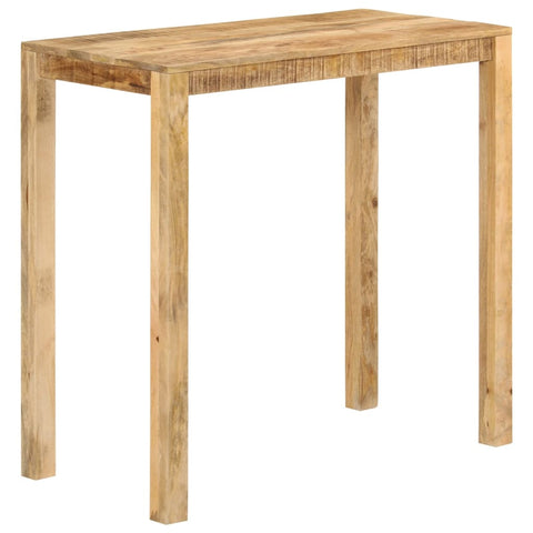 ZNTS Bar Table 112x55x108 cm Solid Wood Mango 350317