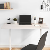 Desk Top White 100x50x2.5 cm Solid Wood Pine 824456