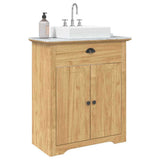 Bathroom Cabinet with Storage BODO Honey Brown 70 x 35 x 80 cm 42023474