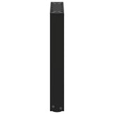 Coffee Table Legs U-Shaped 2 pcs Black 38x cm Steel 4013152