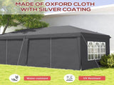 3 x 6 m Garden Pop Up Gazebo, Wedding Party Tent Marquee, Water Resistant Awning Canopy with T3398P315327