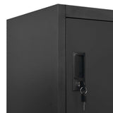 Locker Cabinet Anthracite 90x40x180 cm Steel 339823