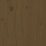 Bed Frame without Mattress Honey Brown 200x200 cm Solid Wood 3105688