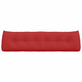 Back Pillow Red 180 x 24 x 50 cm Fabric 42014569