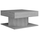 Coffee Table Grey Sonoma 57x57x30 cm Engineered Wood 815943