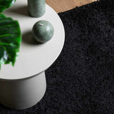 Shaggy Rug PAMPLONA High Pile Modern Black 140x200 cm 375279