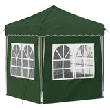 Pop-up Party Tent 195 x 195 x 245 cm Green Oxford Fabric 42019739