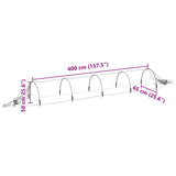 Netting Tunnels 3 pcs 1.5x5 m Fibreglass and PP 3281499
