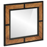 Bathroom Mirror 60x1x55 cm Solid Wood Acacia 372750