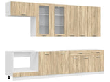 Kitchen Unit LYON 8 pcs Sonoma Oak Engineered Wood 3438213