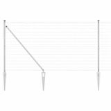 Welded Wire Fence with Spikes 10 x 1.4 m 3350729