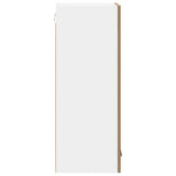 Hanging Cabinet with Door Artisan Oak and White 40 x 31 x 80 cm 884265