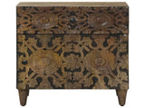 Bed cabinet with Drawer Brown 50 x 33 x 60 cm Solid Mango Wood 4018340