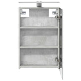 Bathroom Mirror Cabinet Concrete Grey 40 x 10.5 x 60.5 cm 889034