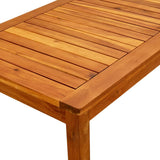 ZNTS Garden Coffee Table 90x50x36 cm Solid Acacia Wood 316400