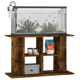 Aquarium Stand Smoked Oak 100x40x60 cm Engineered Wood 833588