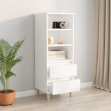 Highboard White 40x36x110 cm Engineered Wood 821236