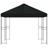 Gazebo 3 x 3 m Black Polyester and Steel 190 gsm 900334