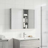 Bathroom Cabinet Set 3 pcs 100 x 10.5 x 60.5 cm Engineered wood 3403701