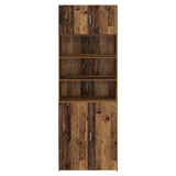 Storage Cabinet Old Wood 80 x 42.5 x 225 cm Engineered Wood 3402818