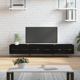 TV Cabinet Black 150x36x30 cm Engineered Wood 829149