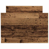 Bed Frame Old Wood Engineered Wood, Solid Pinewood Single 3328794