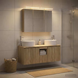 Bathroom Cabinet Set 4 pcs Sonoma Oak Engineered Wood 3406577
