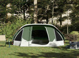 Camping Tent Cabin 4-Person Green Waterproof 4100664
