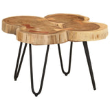 Coffee Table 36 cm 4 Trunks Solid Wood Acacia 353301