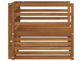 Outdoor Sofa Solid Acacia Wood Natural 3436334