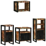 Bathroom Furniture Set 4 pcs Multicolour Solid Reclaimed Wood 3305675