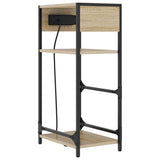 Bedside Cabinet Sonoma Oak 40 x 27 x 76 cm Engineered Wood 859571