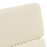 Dining Chairs with Wheels 2 pcs Cream 58 x 65 x 98 cm 42017884
