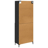 Highboard Black Oak 69.5 x 34 x 180 cm Engineered Wood 3416095
