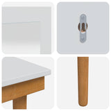 Dressing Table Set FAUSKE 4 pcs White 76 x 50 x 143 cm 3438593