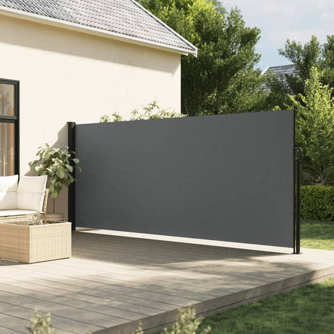 ZNTS Retractable Side Awning Anthracite 160x300 cm 4004323