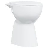 Rimless Toilet 7 cm Extra Height Soft Close Ceramic White 145779