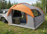 Car Tent Grey and Orange 239 x 210 x 210 cm Polyester and Steel 42028537