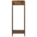 Plant Stand 2 pcs Smoked Oak 30 x 30 x 80 cm Engineered Wood 899587
