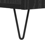 Coffee Table Black Oak 80 x 80 x 36.5 cm Engineered Wood 881668