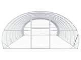 Chicken Coop Silver 1000 x 300 x 200 cm Galvanised Steel 3434699