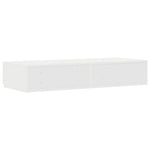 ZNTS Bed Drawers White 80x36,5x16,5 cm Engineered Wood 866923