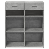 Sideboard Concrete Grey 80x42.5x93 cm Engineered Wood 3281479