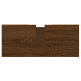 Bathroom Cabinet Brown Oak 80x33x60 cm Engineered Wood 831659