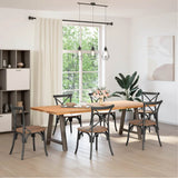 Dining Table Legs A-Shaped 2 pcs 70x cm Steel 4012855